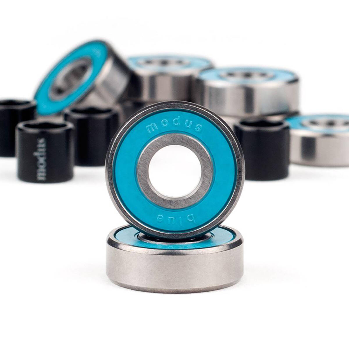 Modus Blue Skateboard Bearings (Pack of 8)