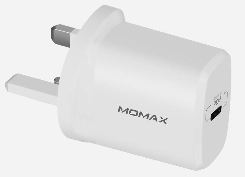 Momax ONEplug 1-Port Type-C PD Charger - White