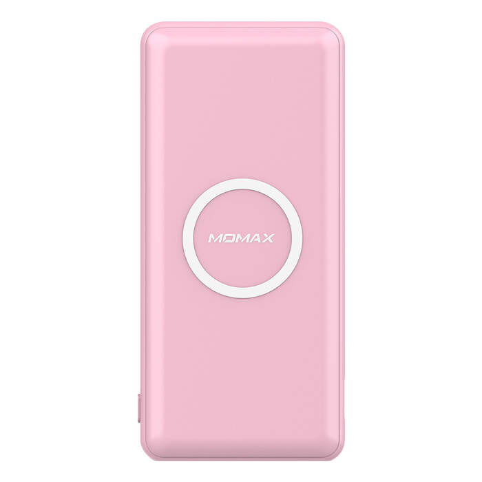 Momax Q.Power Minimal 10W Wireless External Battery Pack - Pink