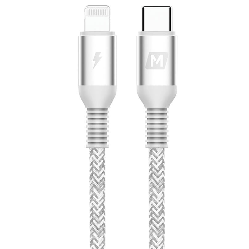 Momax Elite USB-C to Lightning 1.2m (Nylon-Braided) Charger - Space Grey