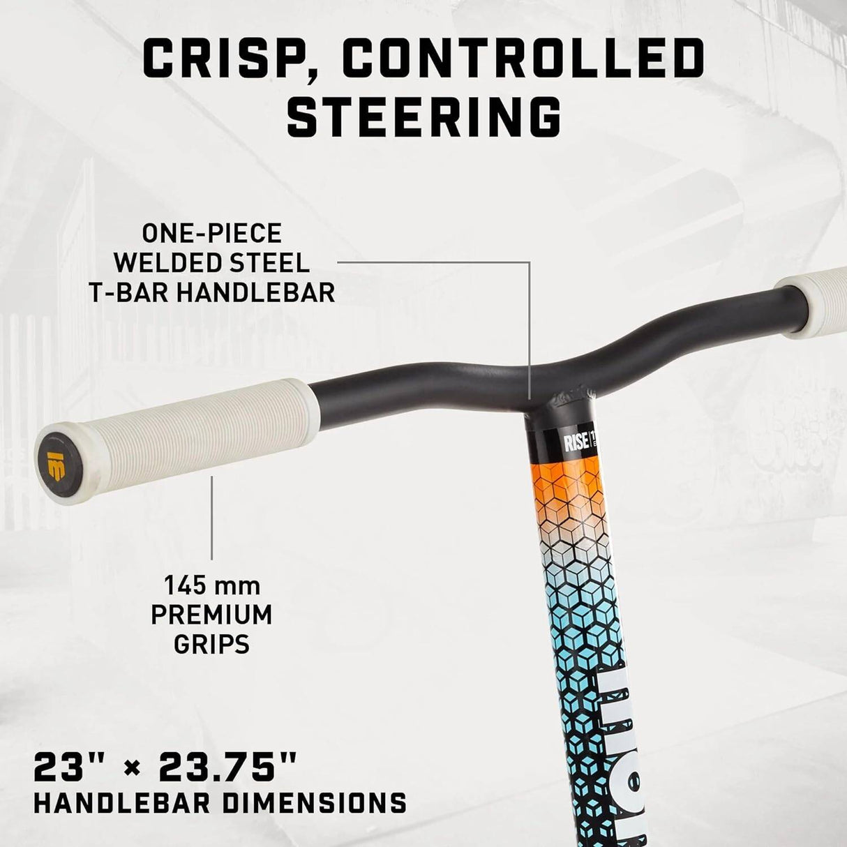 Mongoose Rise 110 Elite Stunt Scooter - Grey/Orange
