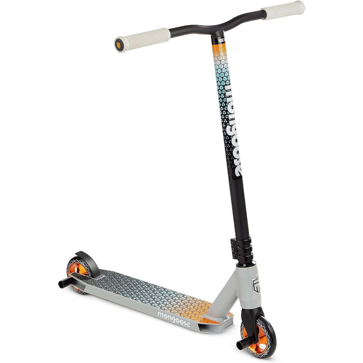 Mongoose Rise 110 Elite Stunt Scooter - Grey/Orange
