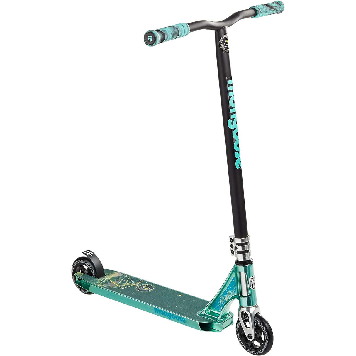 Mongoose Rise 110 Expert Stunt Scooter - Teal/Black
