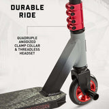 Mongoose Rise 100 Pro Stunt Scooter - Black/Red