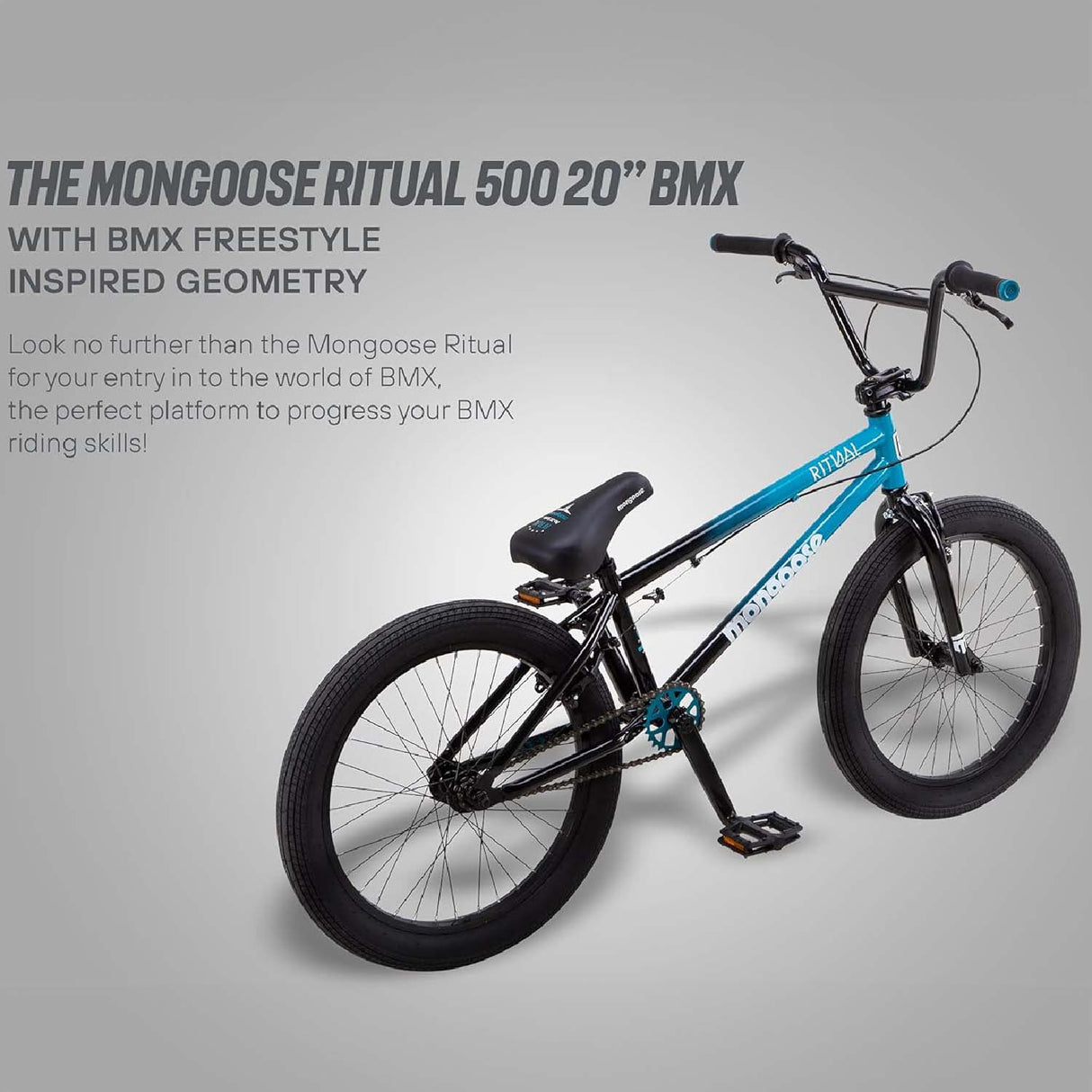 Mongoose Ritual 500 20" Complete BMX - Blue