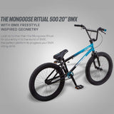 Mongoose Ritual 500 20" Complete BMX - Blue