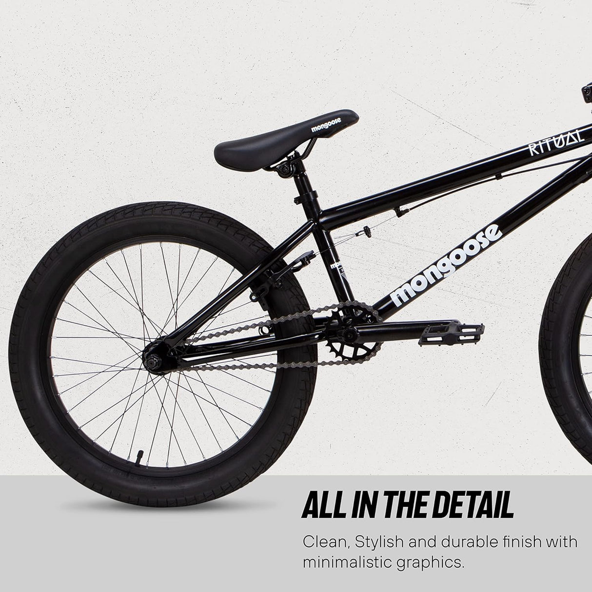 Mongoose Ritual 20" Complete BMX - Black