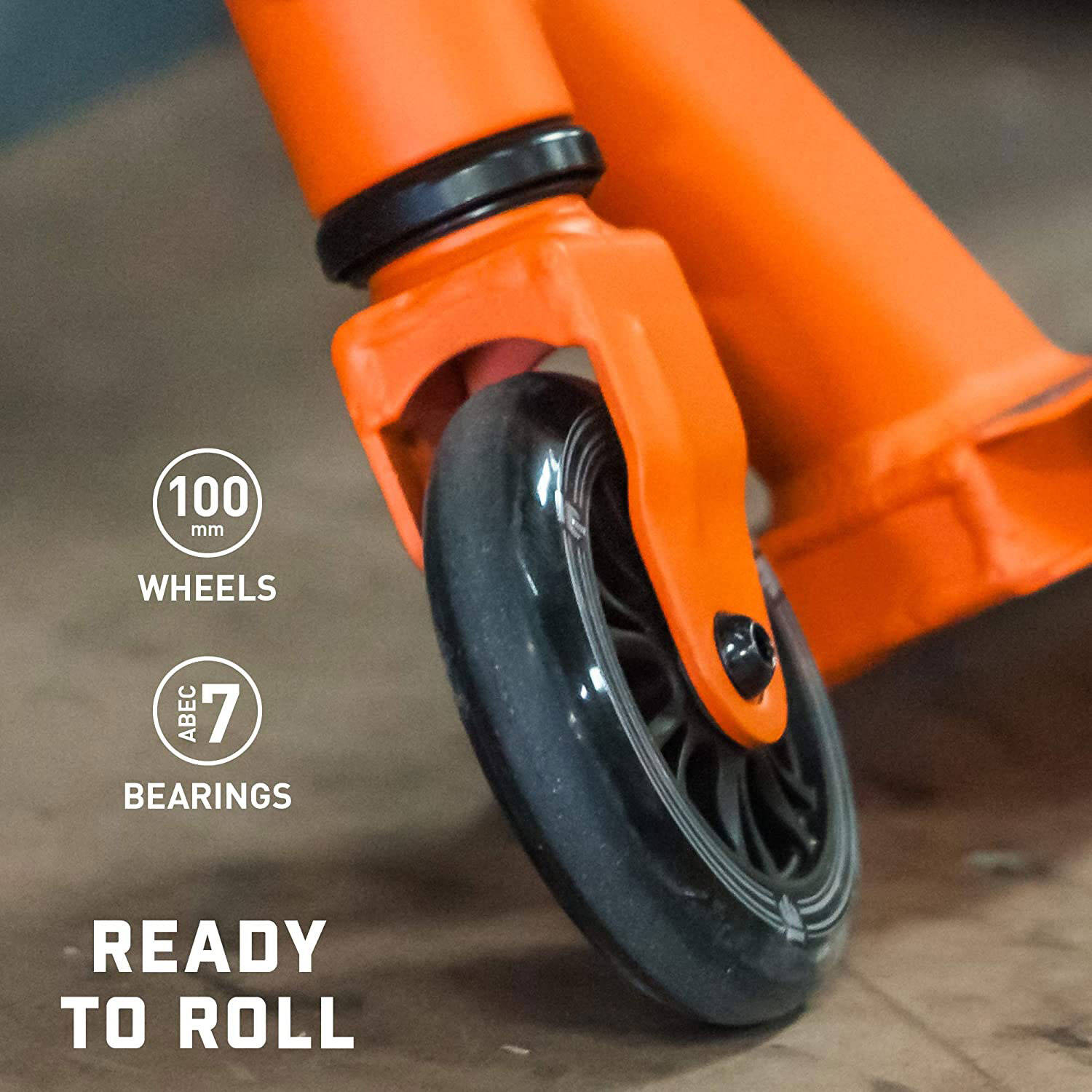 Mongoose Rise 100 Freestyle Stunt Scooter - Orange/Blue