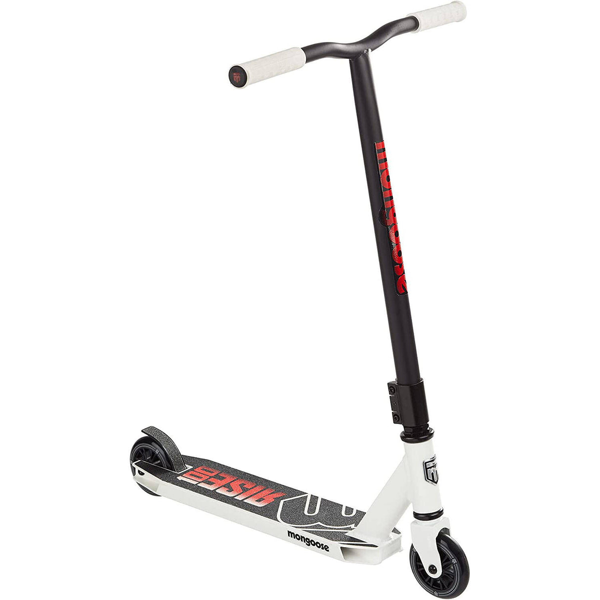 Mongoose Rise 100 Freestyle Stunt Scooter - White/Red
