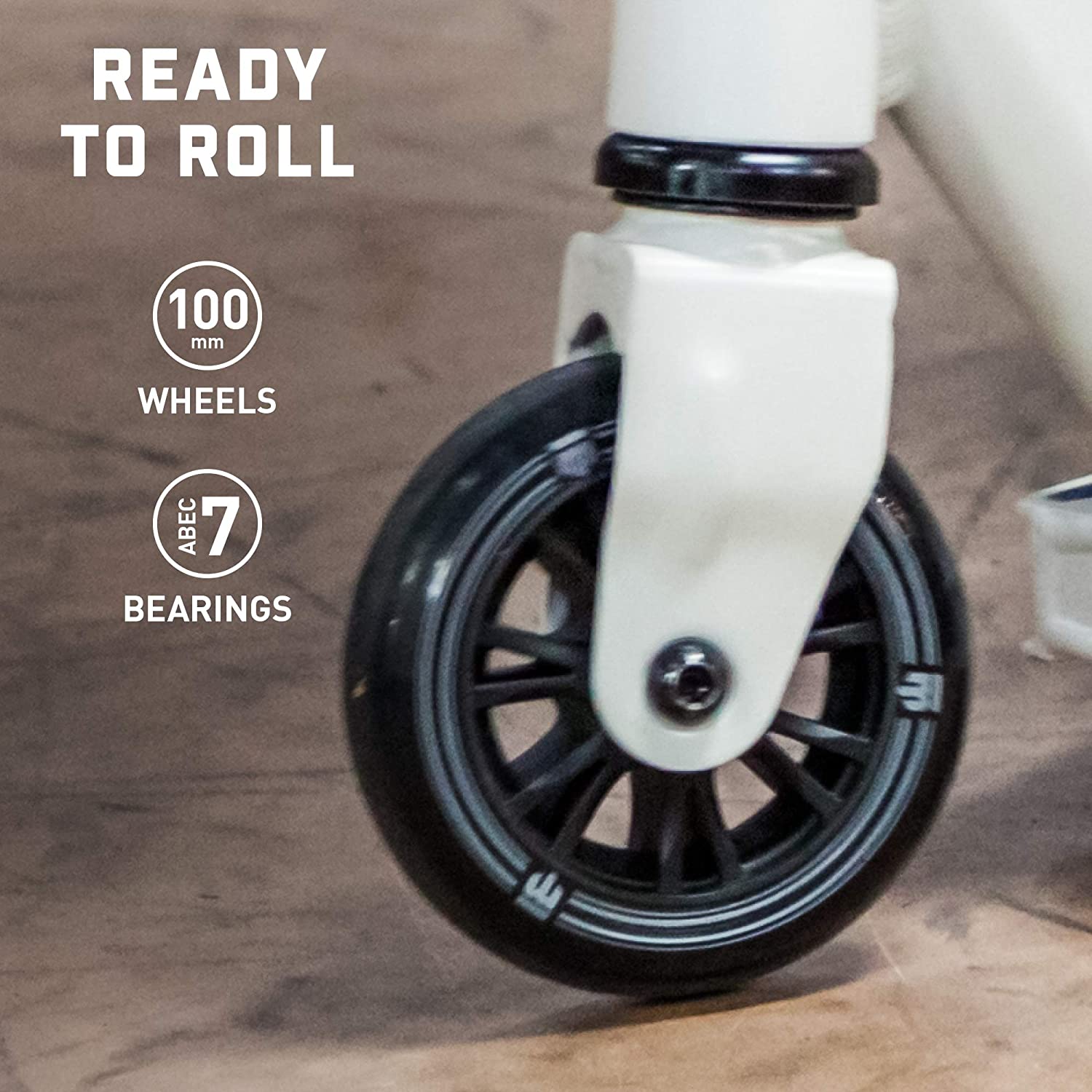 Mongoose Rise 100 Freestyle Stunt Scooter - White/Red