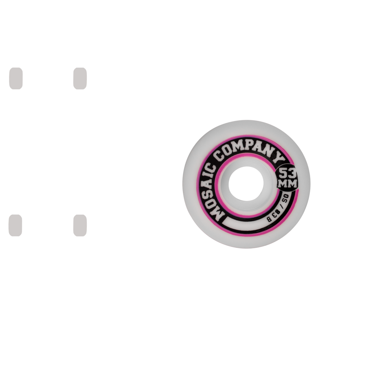 Mosaic College Skateboard Wheels - 53mm