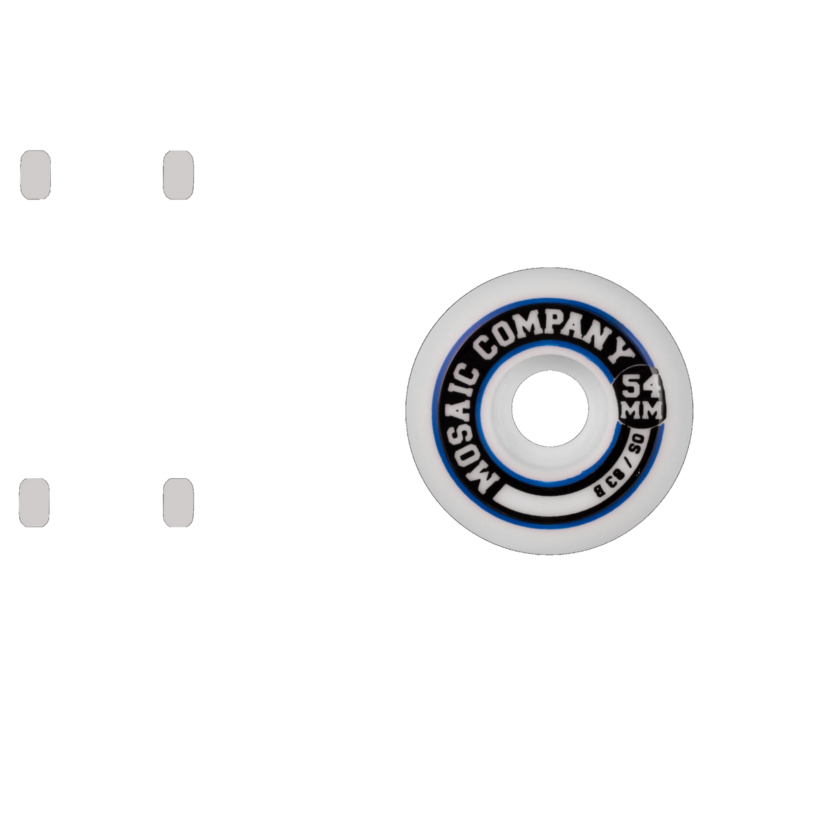 Mosaic College Skateboard Wheels - 54mm