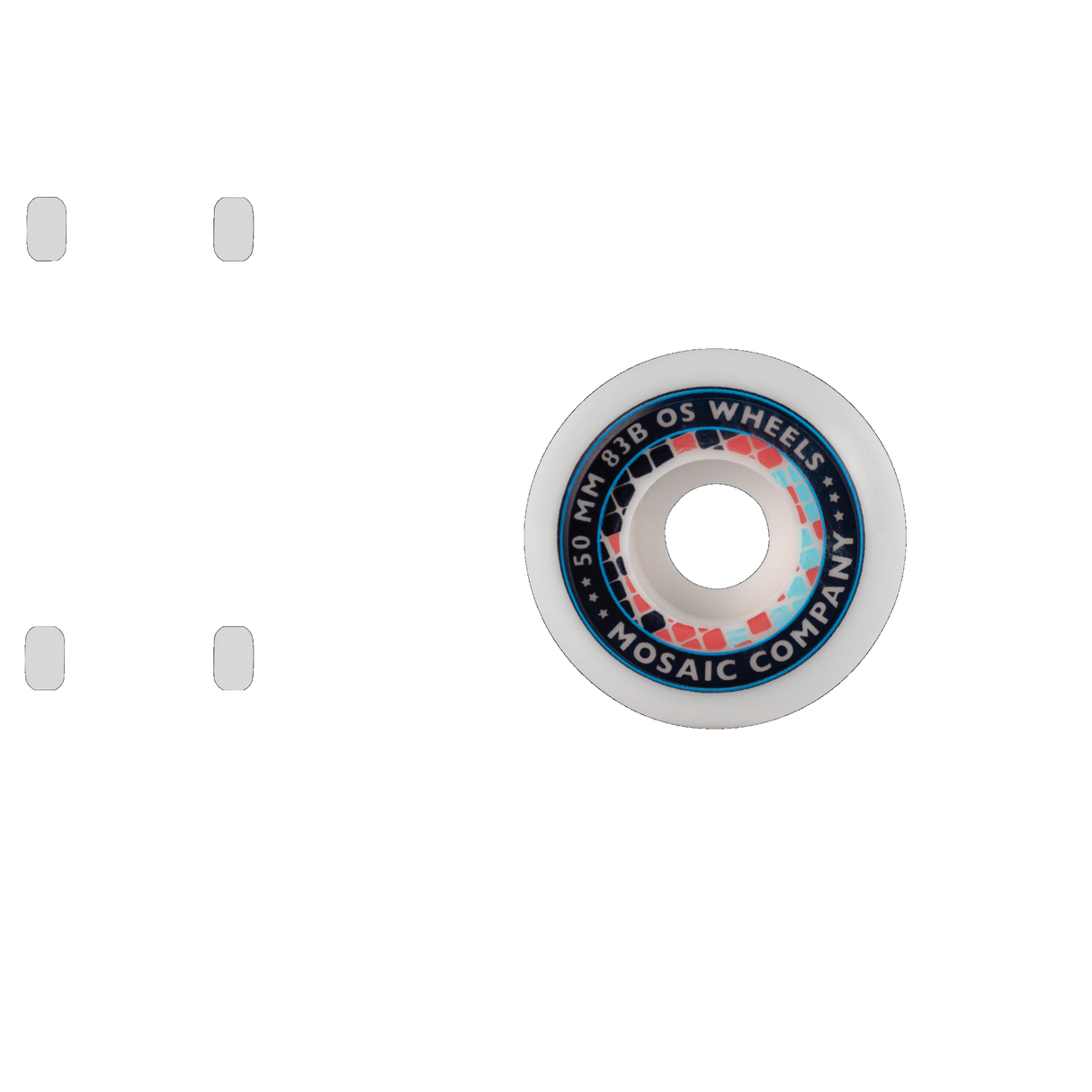 Mosaic Stars Skateboard Wheels - 50mm