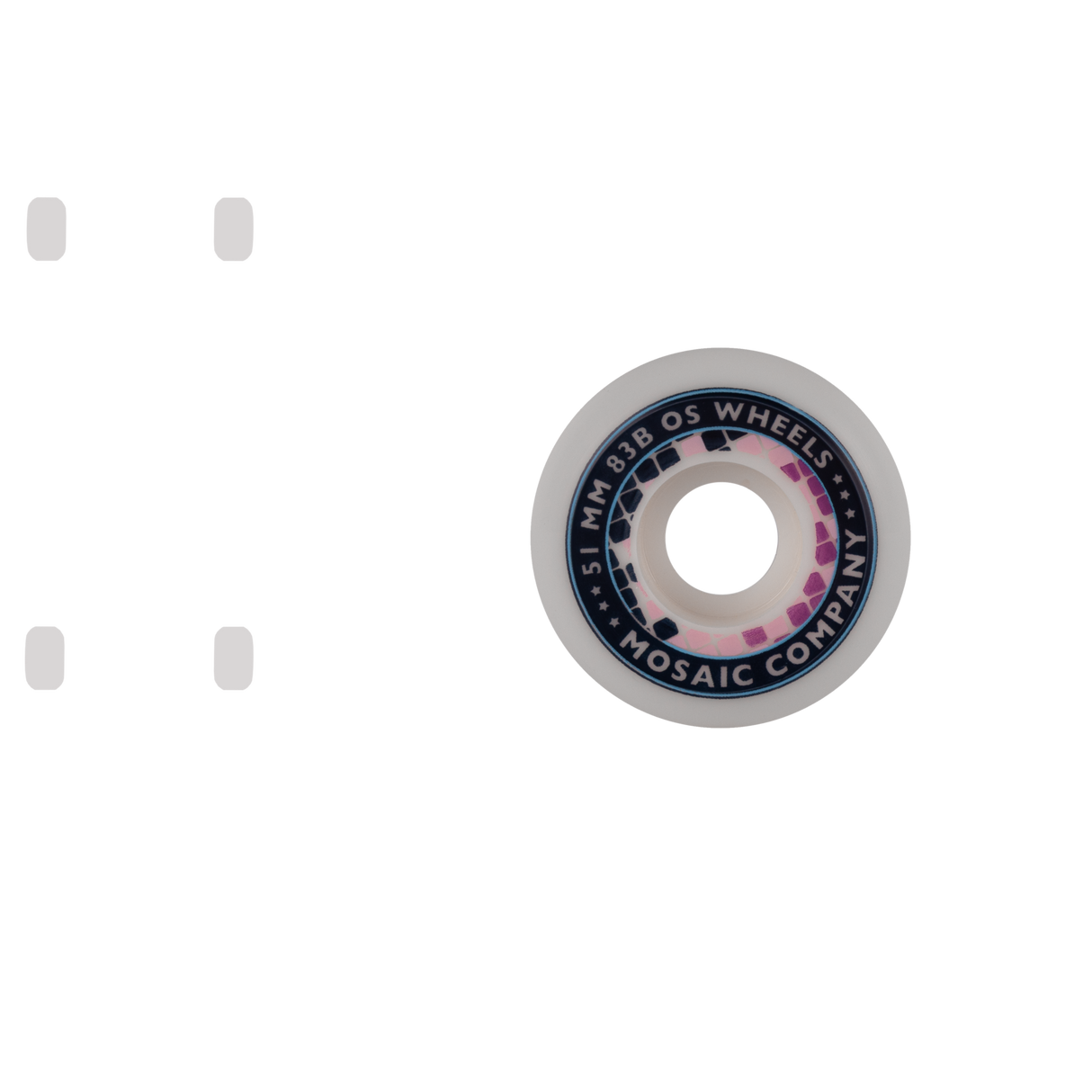 Mosaic Stars Skateboard Wheels - 51mm