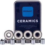 Mosaic Super Ceramic 608RS Board Bearings - White