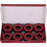 Mosaic Super 1 Javier Sarmiento 608RS Abec 7 Skateboard Bearings - Red