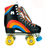 Moxi Rainbow Quad Roller Skates - Black