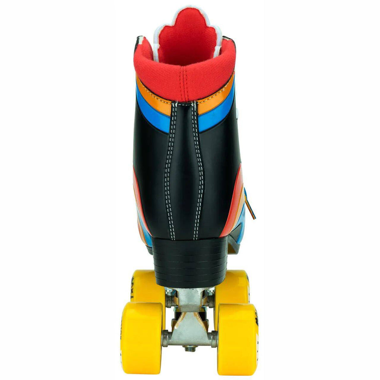 Moxi Rainbow Quad Roller Skates - Black