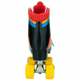 Moxi Rainbow Quad Roller Skates - Black