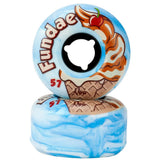 Moxi Fundae Quad Roller Skate Wheels - Birthday Cake - 57mm 92A