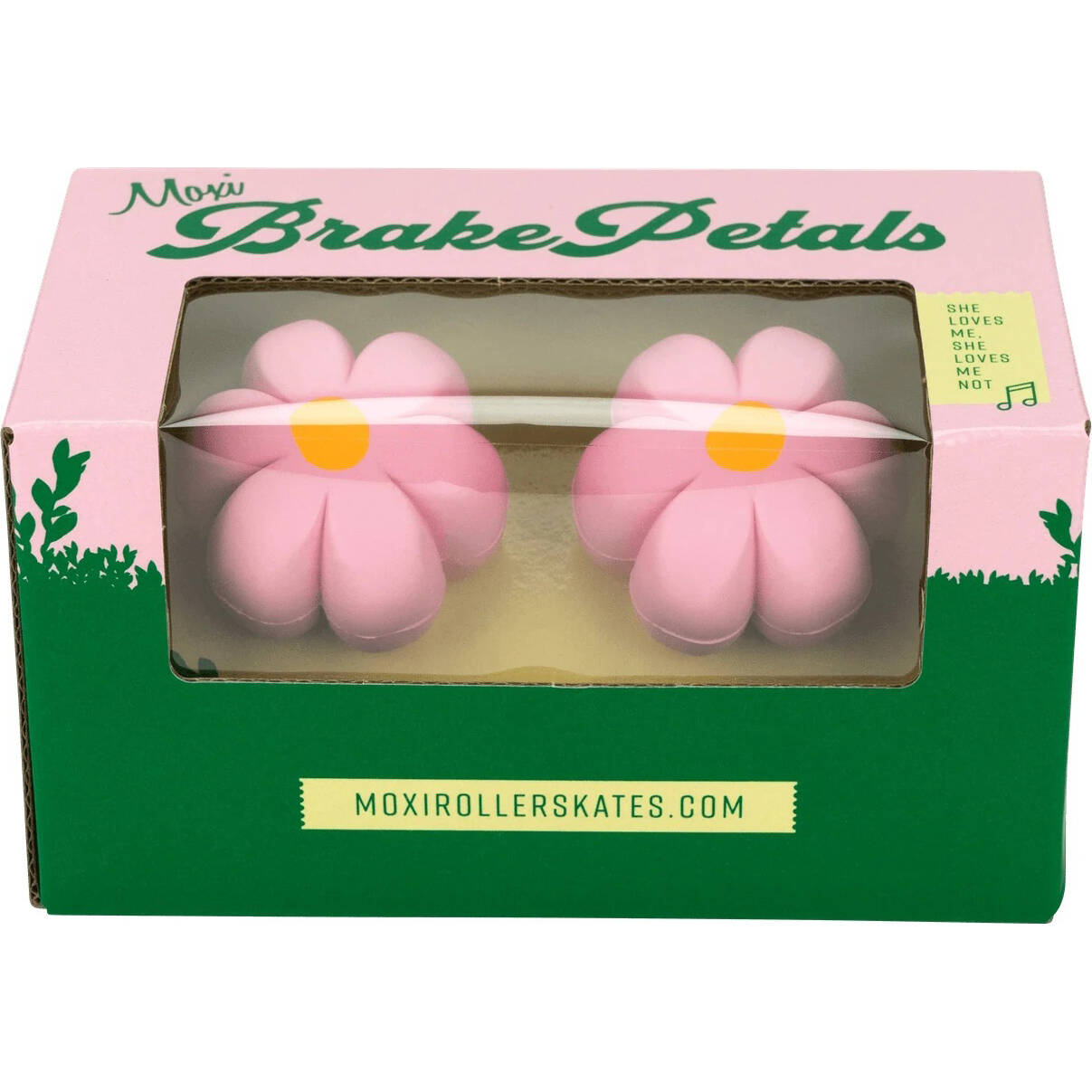 Moxi Brake Petal Toe Stops - Pink Carnation