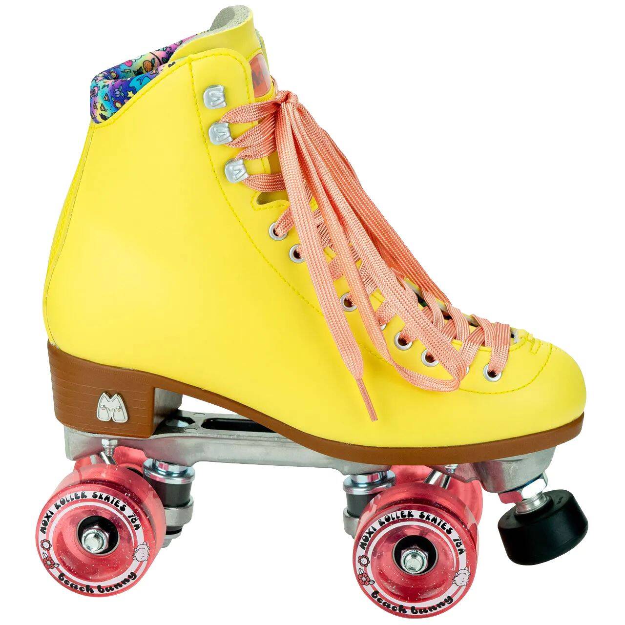 Moxi Beach Bunny Quad Roller Skates - Strawberry Lemonade