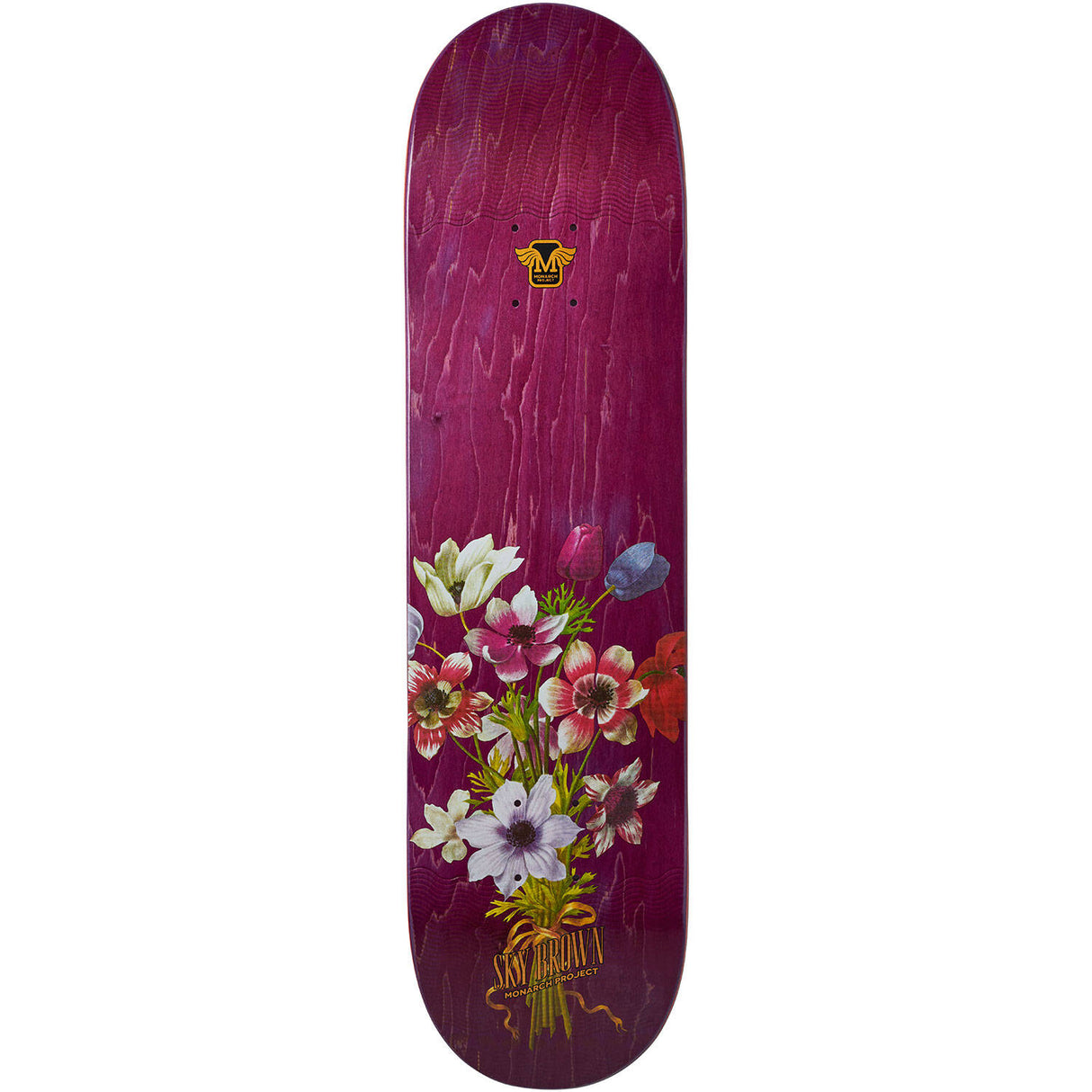 Monarch Botanic R7 Skateboard Deck - Sky 8"