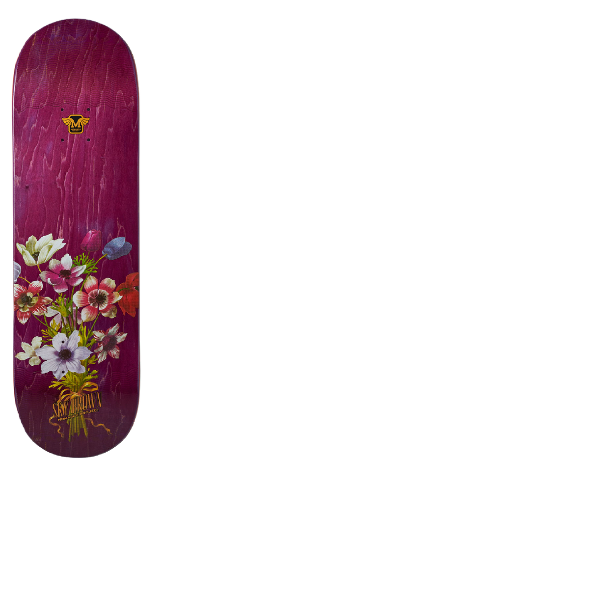 Monarch Botanic R7 Skateboard Deck - Sky 8"