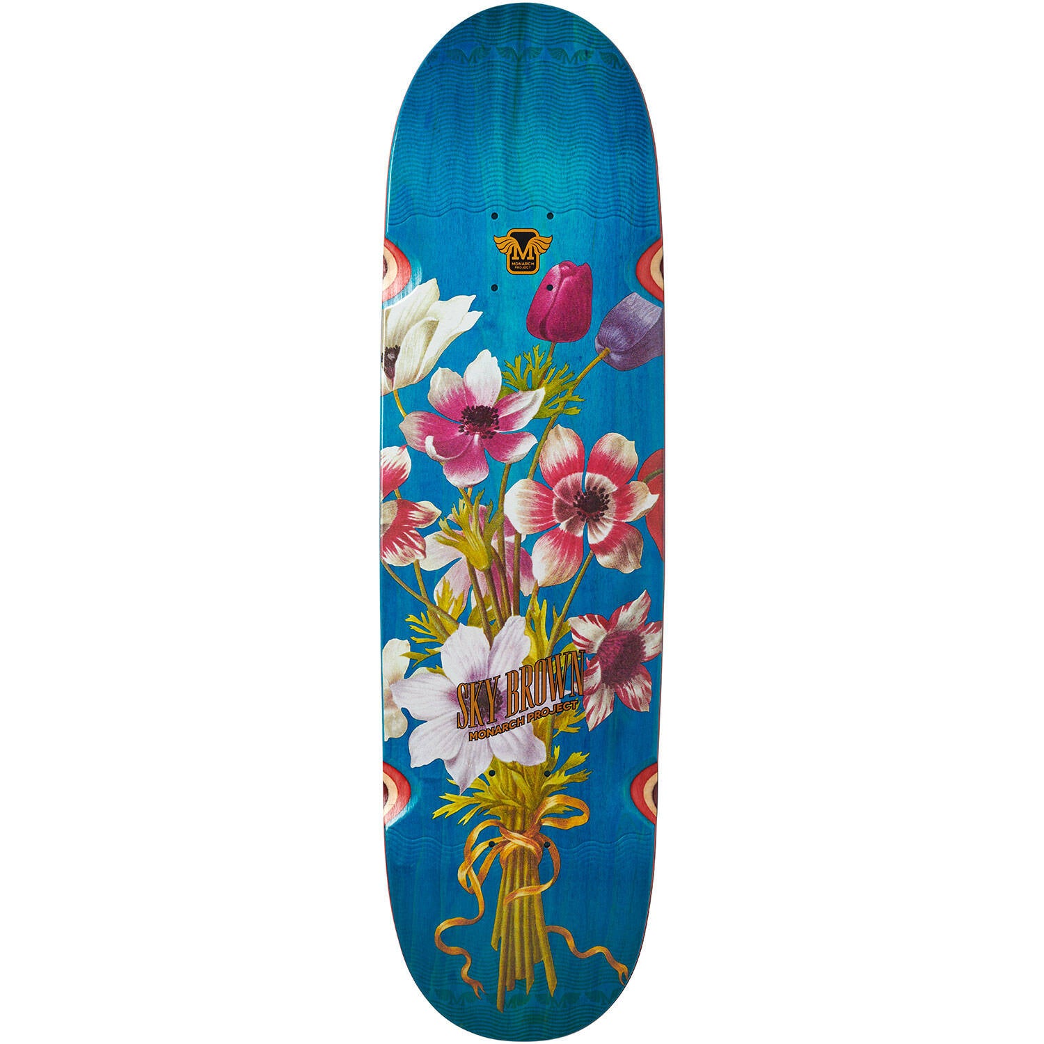 Monarch Botanic Rounded R7 Skateboard Deck - Sky 8.5"
