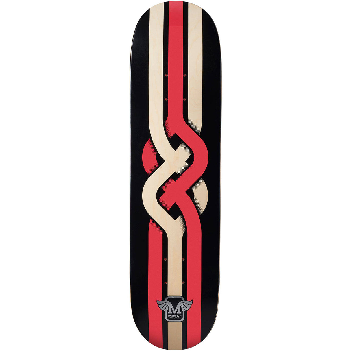 Monarch Synapse R7 Skateboard Deck - Red 8.25"