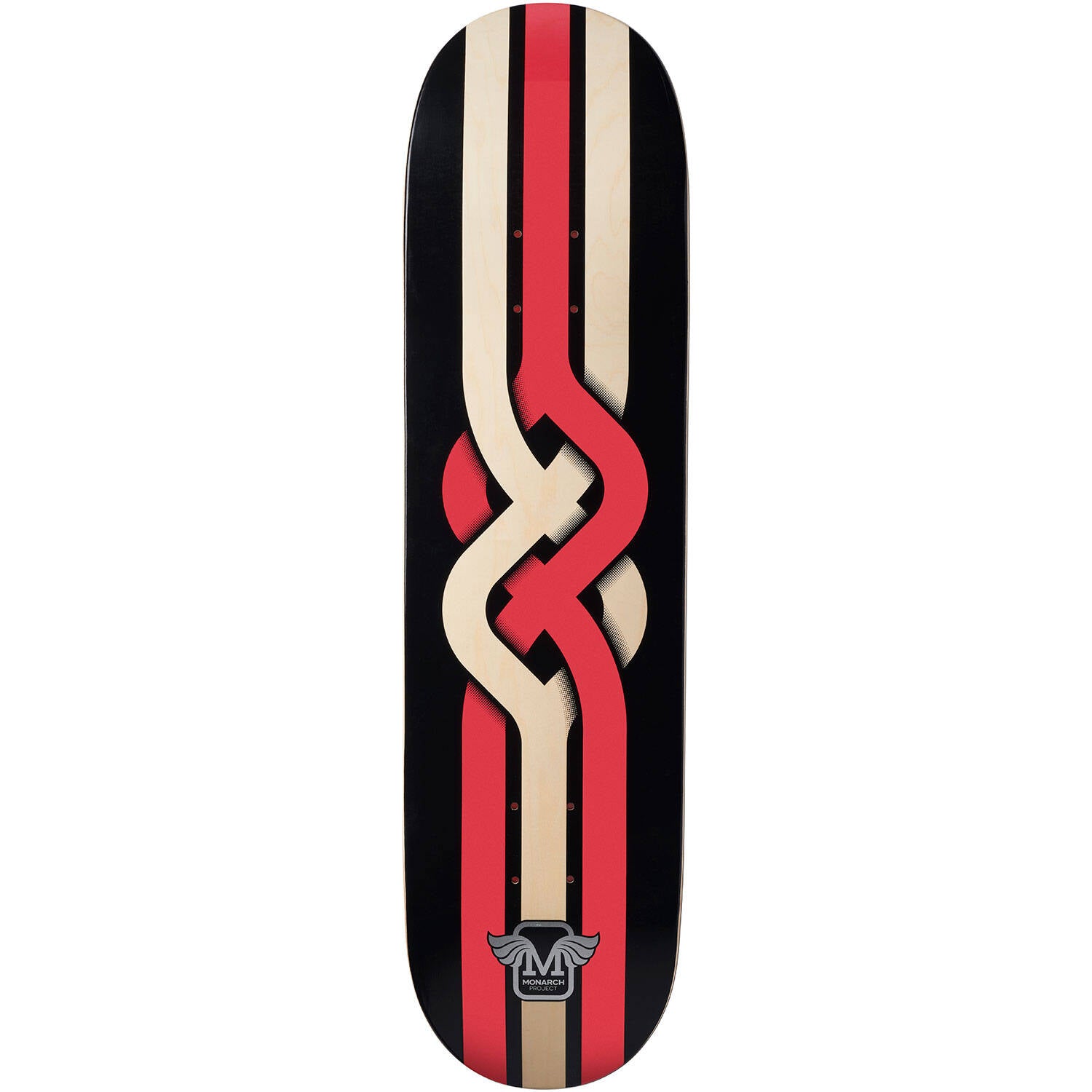 Monarch Synapse R7 Skateboard Deck - Red 8.25"