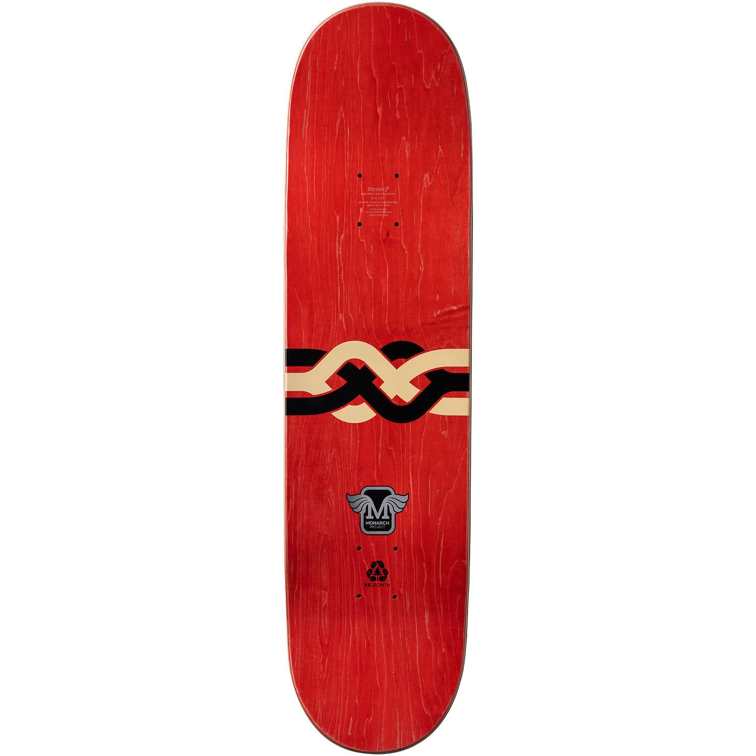 Monarch Synapse R7 Skateboard Deck - Red 8.25"