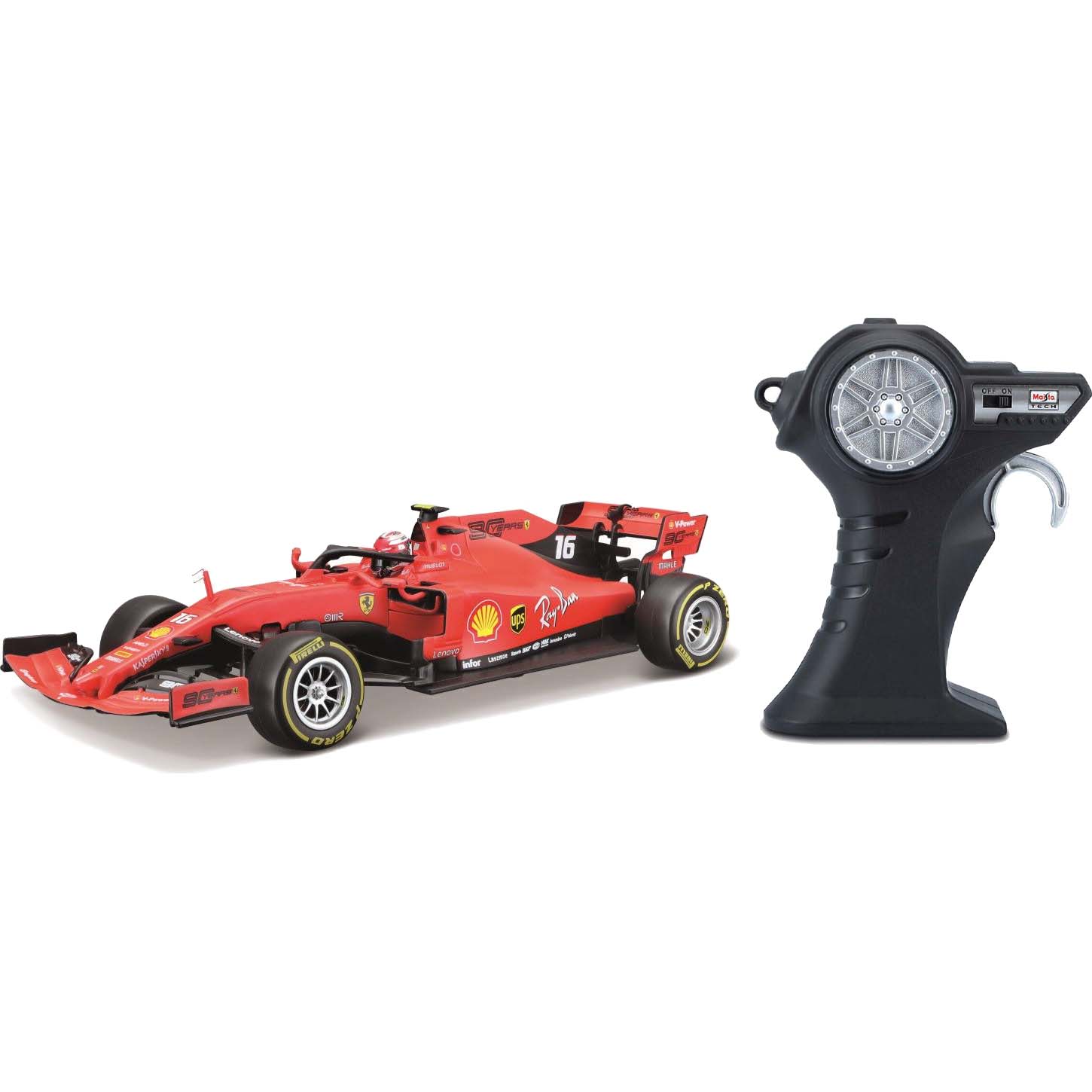Maisto 1:24 Premium 2.4GHz RC F1 Race Car - Ferrari Sf90 2019 Season (Leclerc)