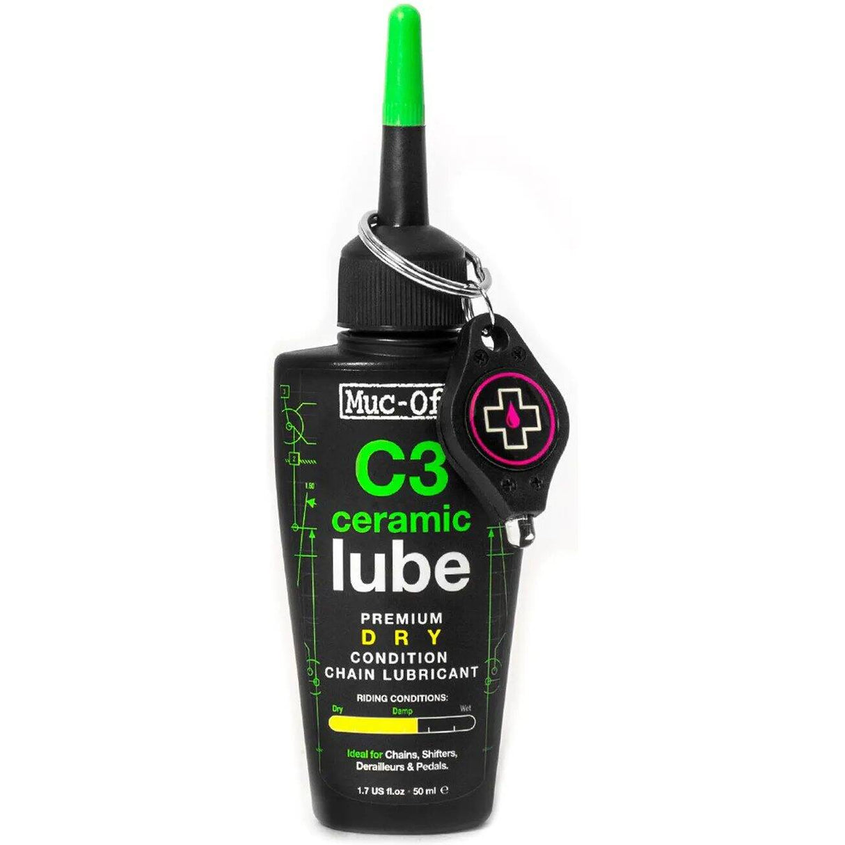 Muc-Off C3 Dry Ceramic Bike Lubricant - 50ml