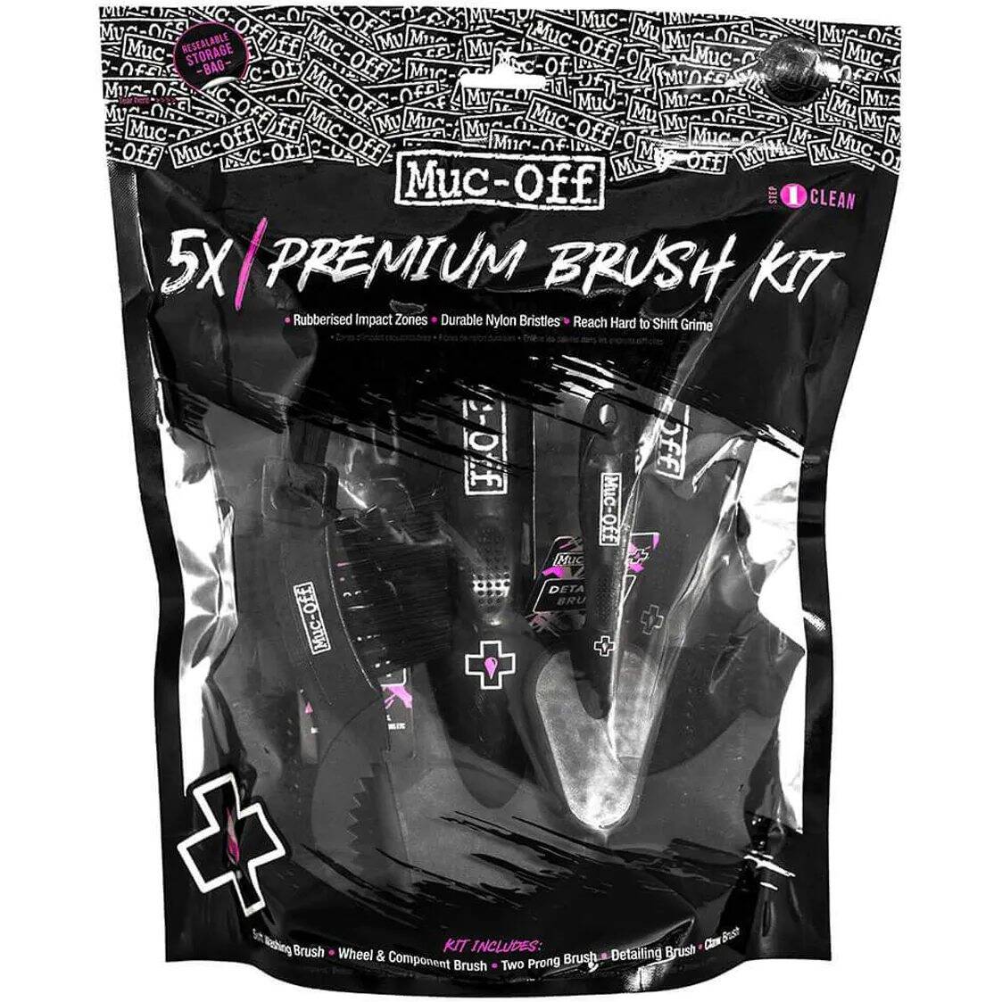 Muc-Off Premium Bike Brush Kit (5 Pack)