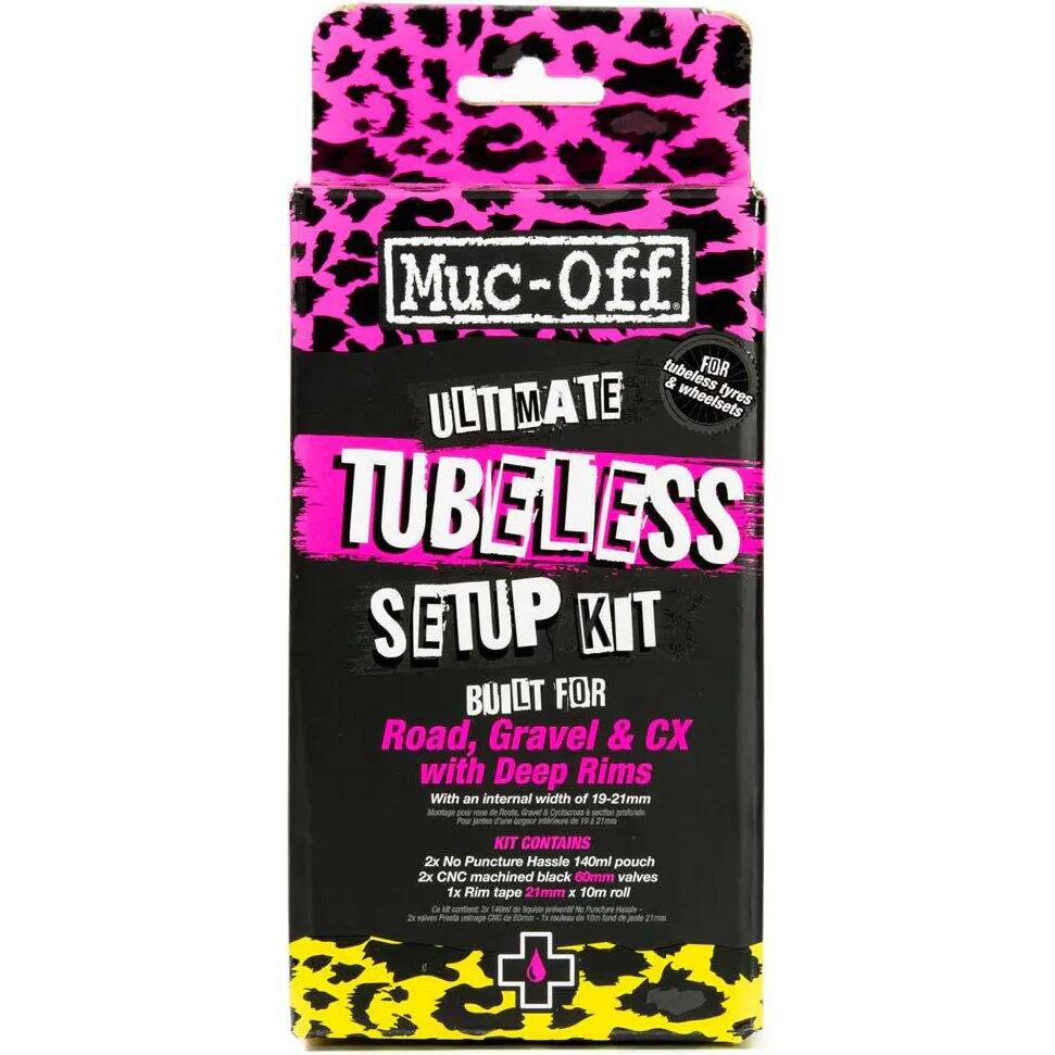 Muc-Off Ultimate Tubeless Kit - Road 60mm / 19-21mm Tape