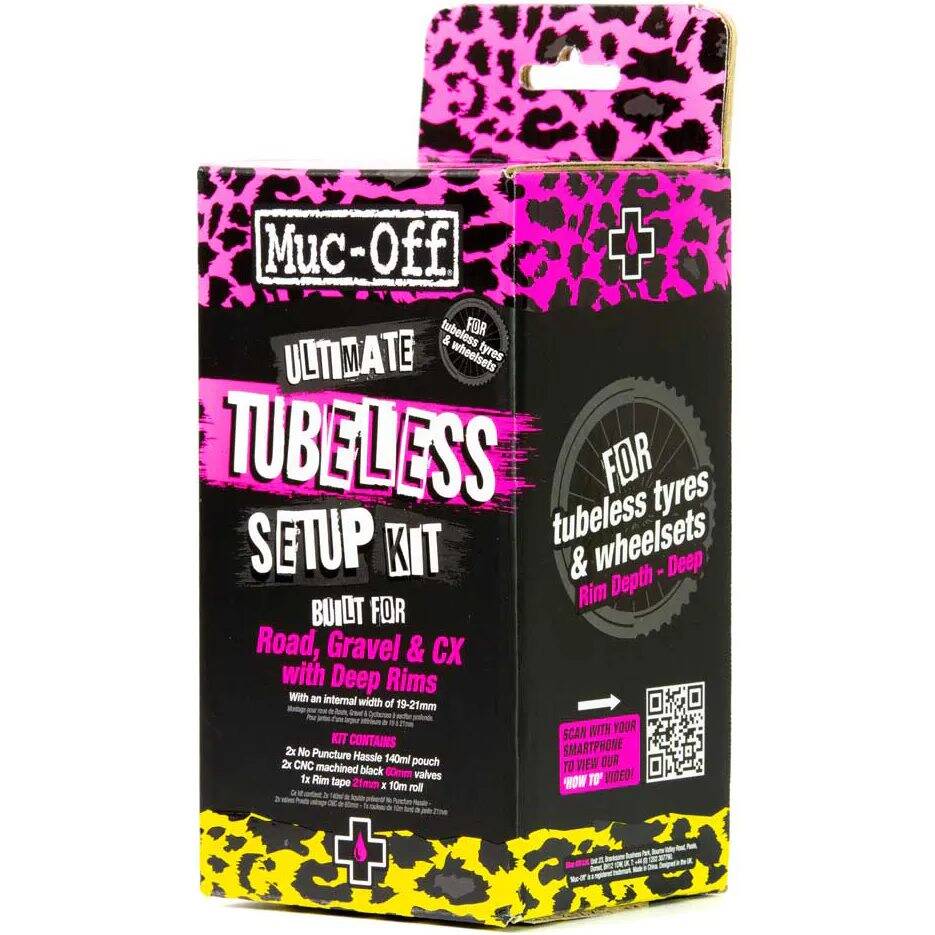 Muc-Off Ultimate Tubeless Kit - Road 60mm / 19-21mm Tape