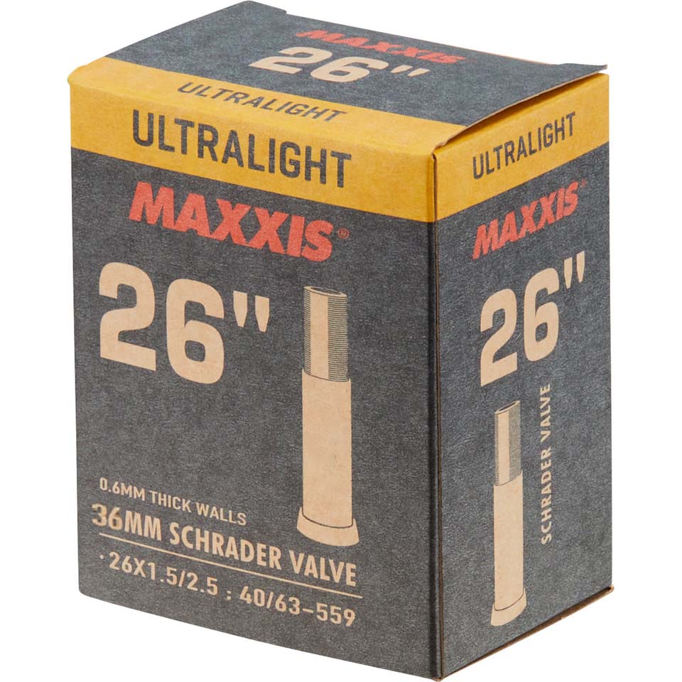 Maxxis Ultralight Schrader Inner Tube - 26"x1.90/2.125"