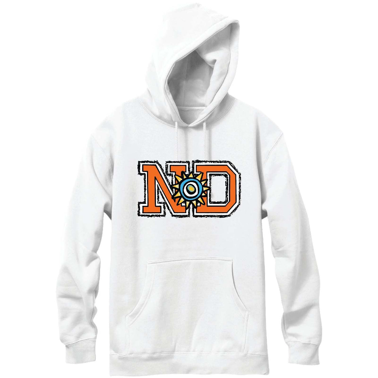 New Deal N*D Hoodie - White