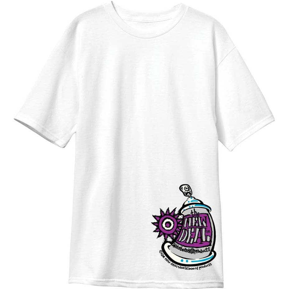 New Deal Spray Can T Shirt - White