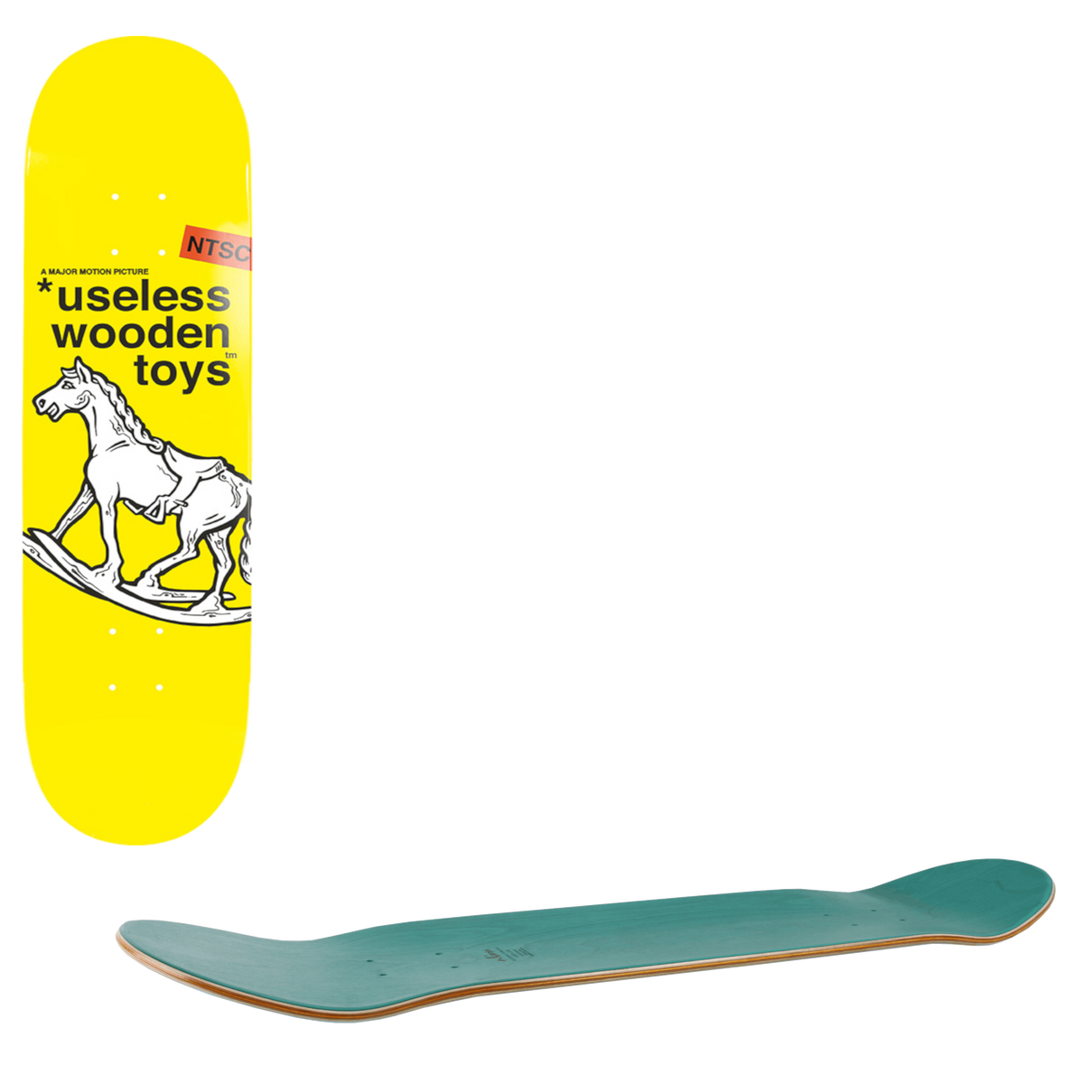 New Deal Useless Wooden Toys Skateboard Deck 8.5"