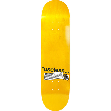 New Deal Useless Wooden Toys Skateboard Deck 8.5"