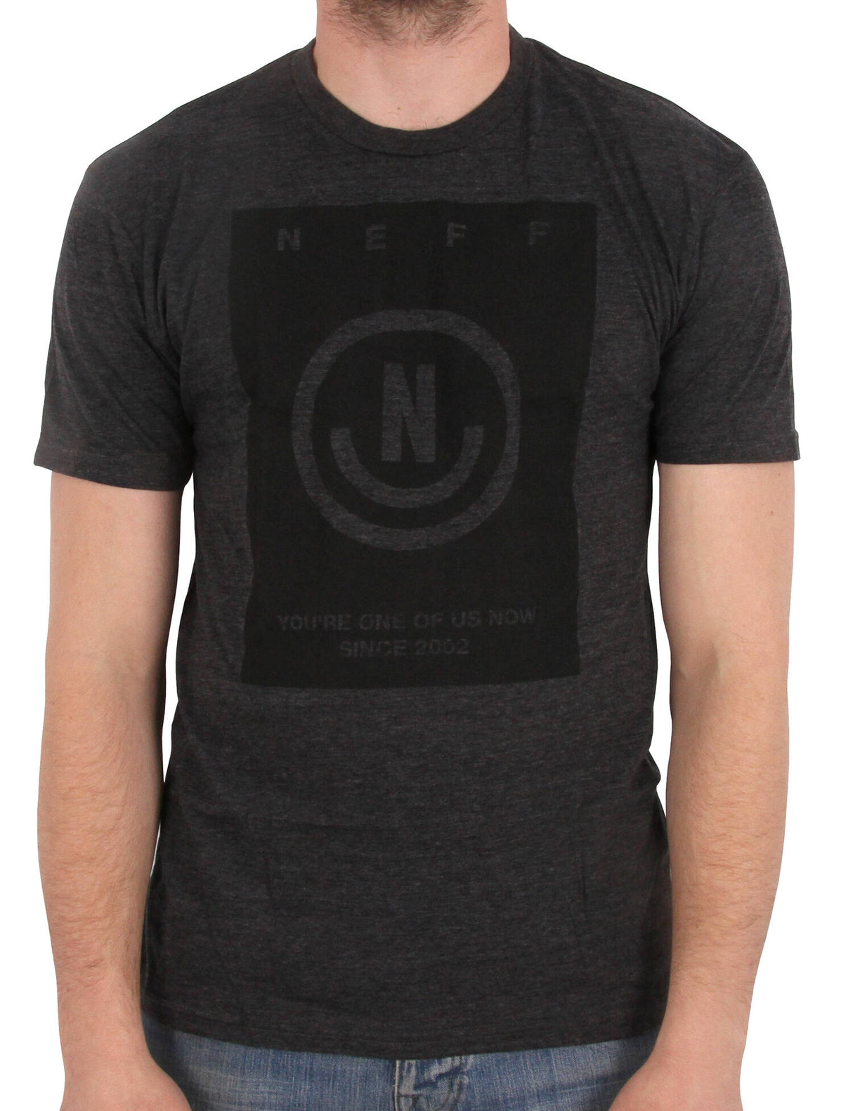Neff Maitland T-Shirt - Charcoal Heather MED