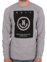 Neff Viktor Longsleeve T-Shirt - Athletic Heather MED