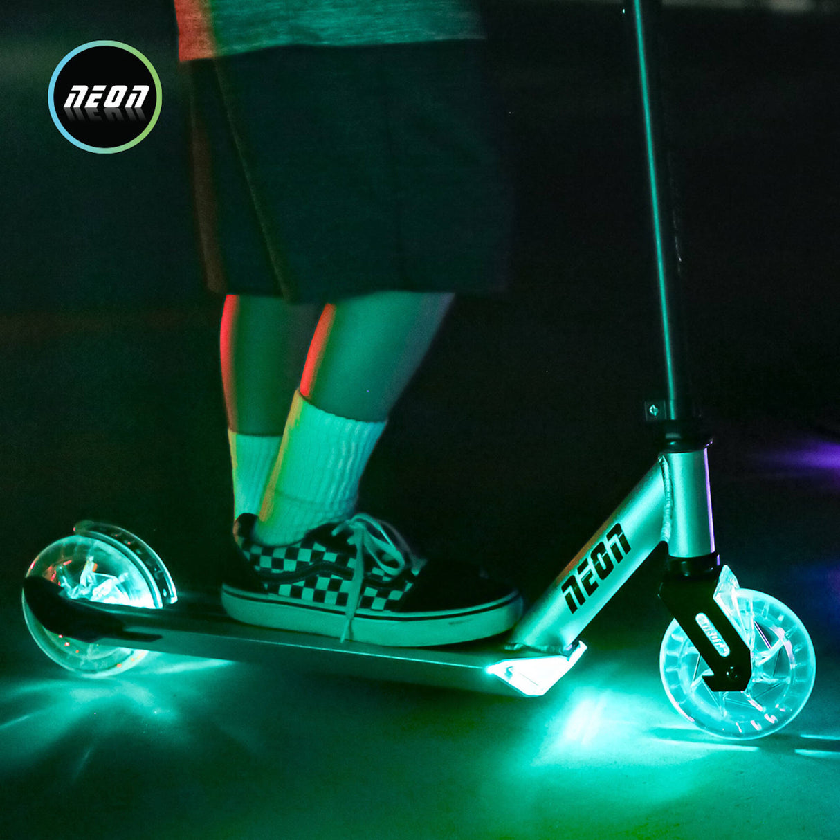 Neon Ghost Light Up Complete Scooter - Multi