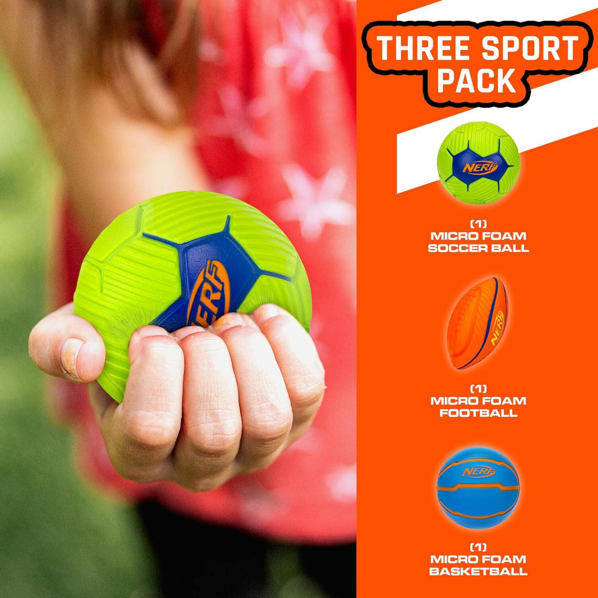 Nerf Micro Stress Balls (Pack Of 3)