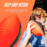 Nerf Pro Grip American Football - Black/Red