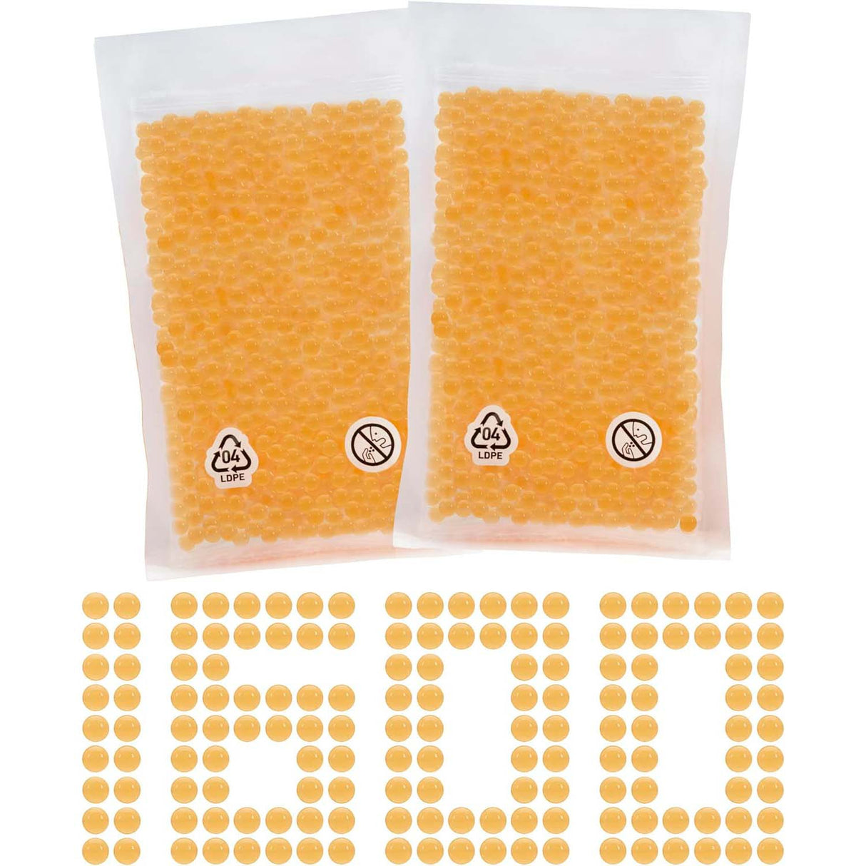 Nerf Pro Gelfire 1600 Refill - Orange