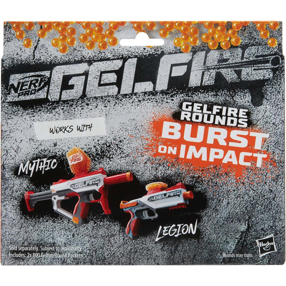 Nerf Pro Gelfire 1600 Refill - Orange