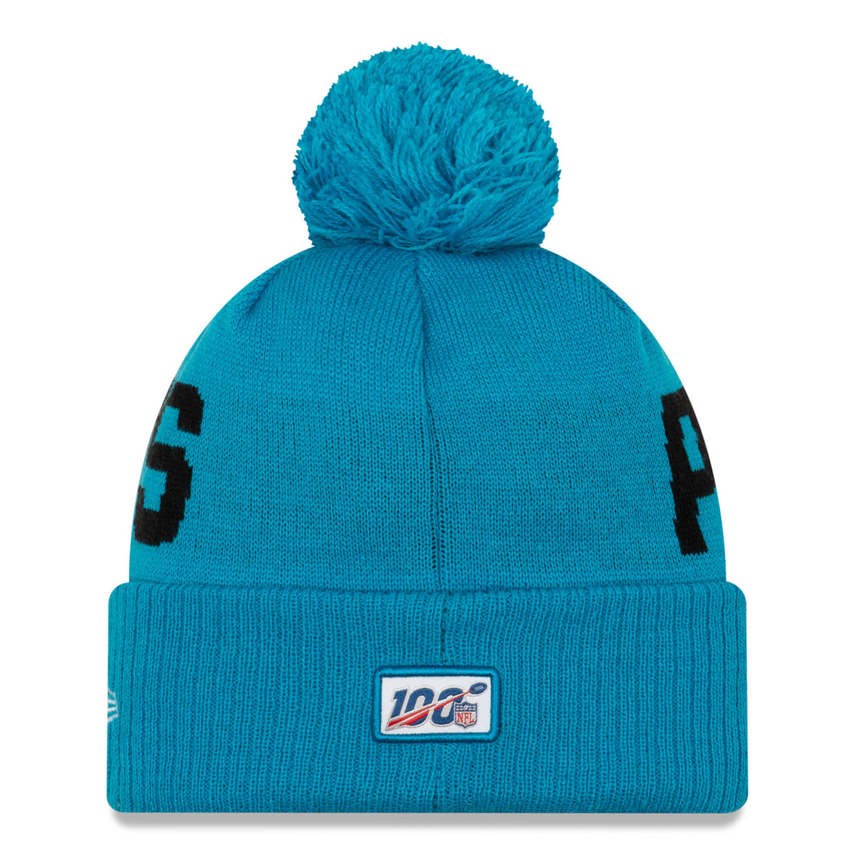 New Era Carolina Panthers NFL 2019 Sideline Road Beanie - Sunwash Blue